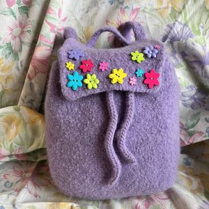 Fancy Felted Backpack (two sizes)